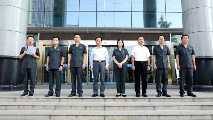 韩城市人民法院开展“三秦飓风﹒2021 我为群众办实事”集中执行专项行动。