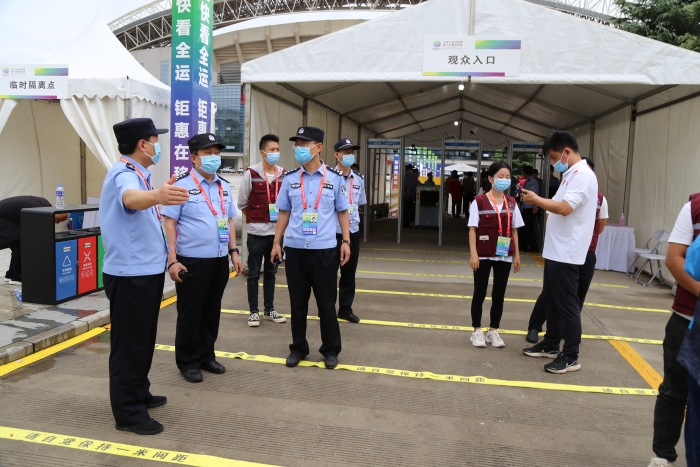 渭南高新分局圆满完成十四运会举重项目比赛安保工作