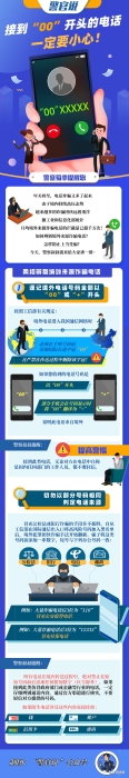 警方提醒:收到过“1069”“95”“00”“+”“400”开头电话、短信的速看