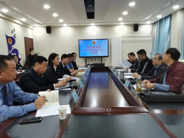 陕西省人民检察院第三检察部调研督导澄城县检察院工作。