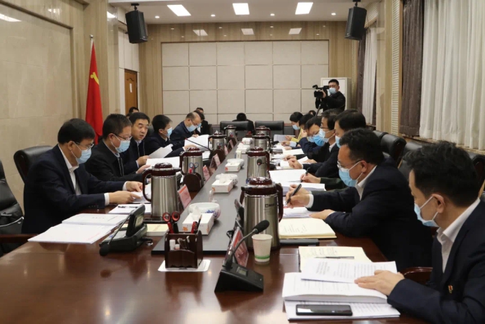 10月10日，韩城市委召开全面依法治市工作会议。