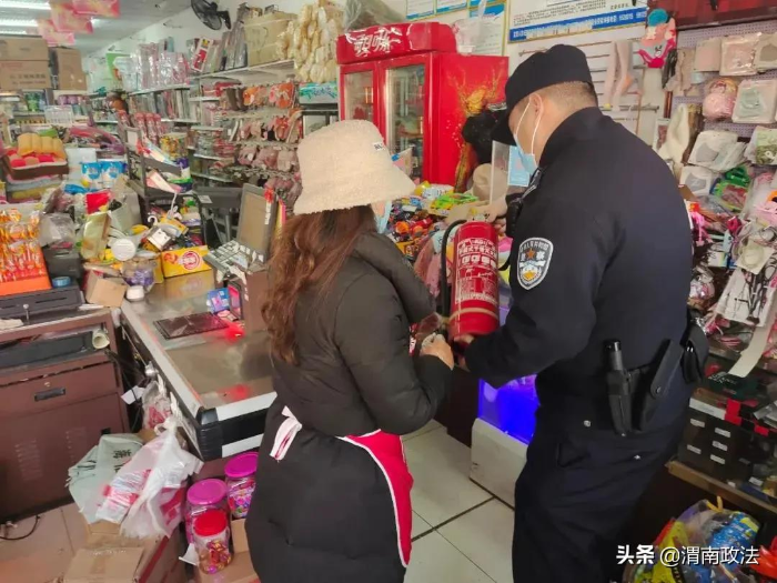 渭南公安贴心守“虎” 平安年(组图)
