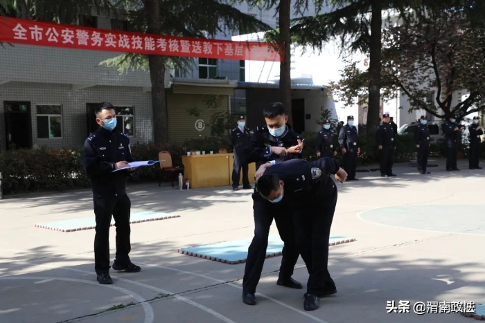 以考促训 实战砺兵 渭南全警武器警械集训月考核送教圆满成功！