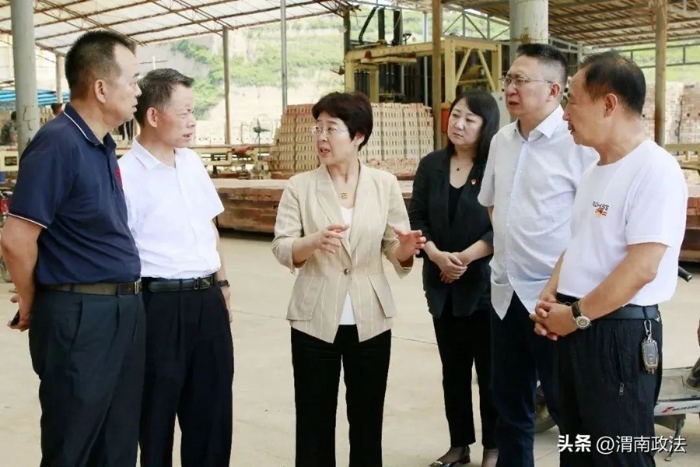 省人民检察院副检察长高洁到中汉村调研乡村振兴工作。