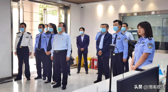 渭南市人大常委会调研全市公安执法规范化建设工作。