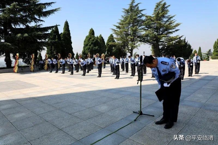 临渭公安分局开展烈士纪念日活动。