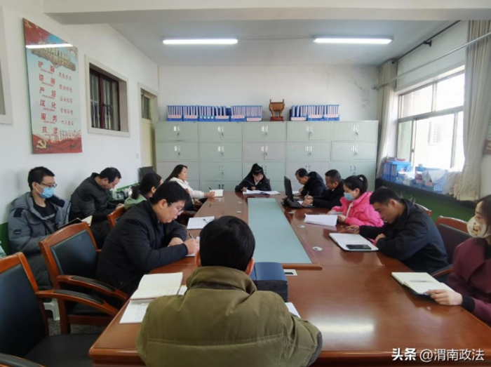 合阳县委政法委召开春训动员部署会。