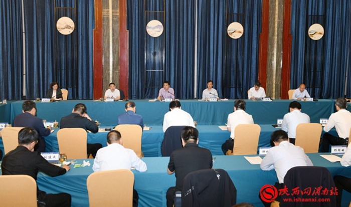 4月20日，渭南市政法委书记工作会议召开。记者 杨大君 摄