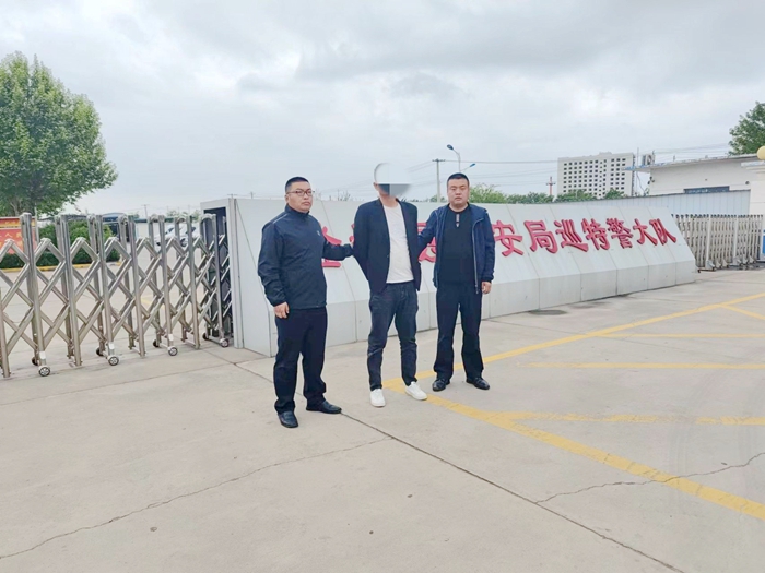 澄城公安巡特警大队再抓一名网上逃犯.