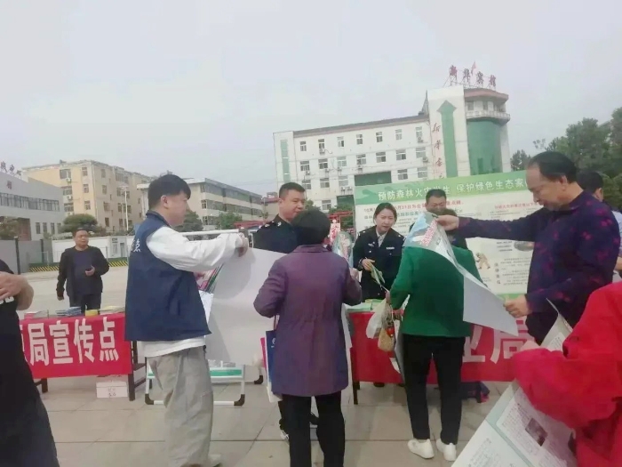 潼关公安：森林派出所开展“5·12”防灾日宣传活动.