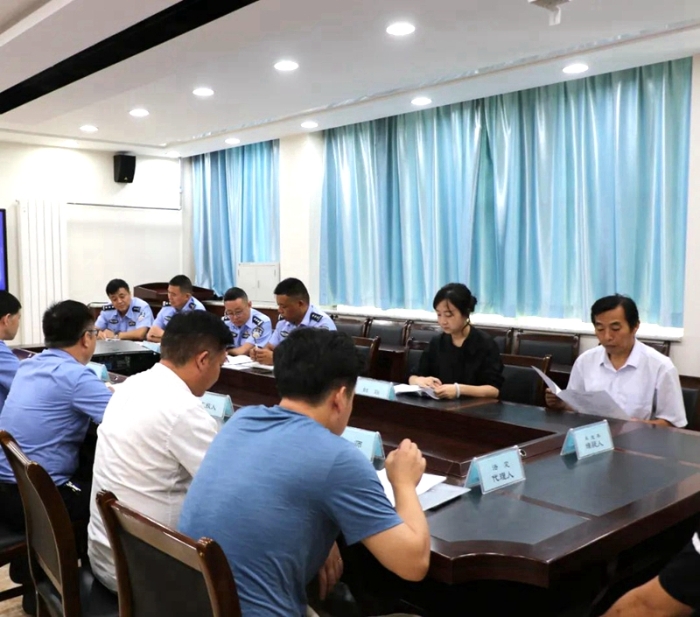 澄城县人民检察院召开附条件不起诉不公开宣布训诫会。