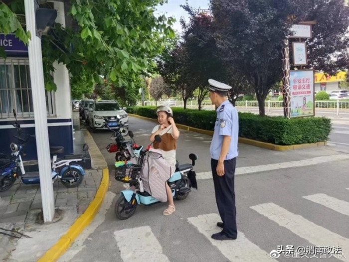 端午返程，潼关交警严查重点违法行为。