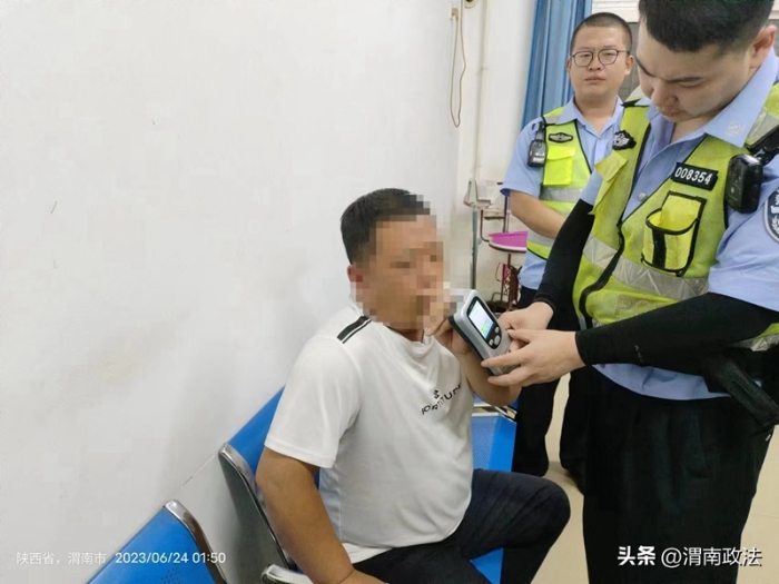 端午假期，临渭交警酒驾整治不放松。