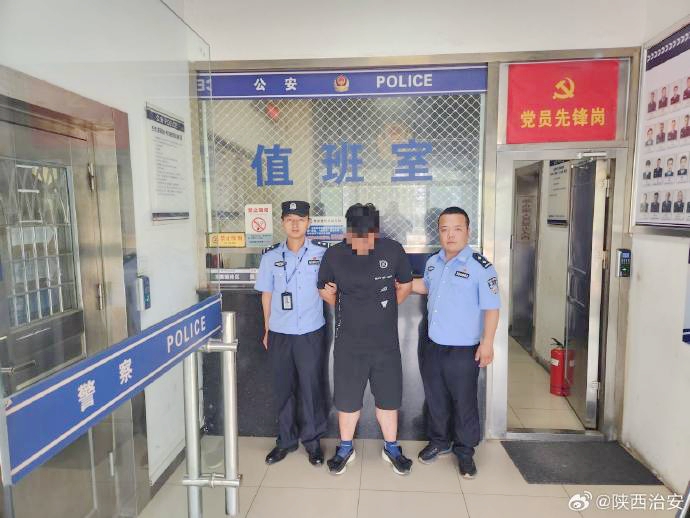 富平公安抓获网逃人员。