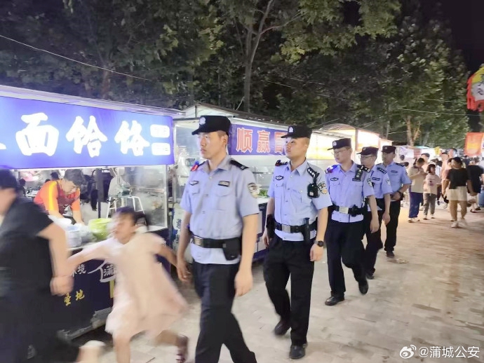 蒲城公安持续开启“巡防管控”工作模式.