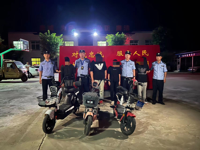 白水公安尧禾派出所破获系列盗窃电动车案。