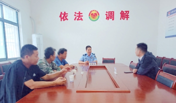 渭南市华州区柳枝司法所处理一起损害赔偿纠纷.