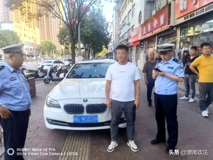 韩城公安交警查处一起醉驾违法行为。