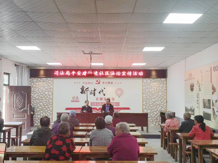 合阳县司法局法律服务小分队持续开展法治宣传活动。