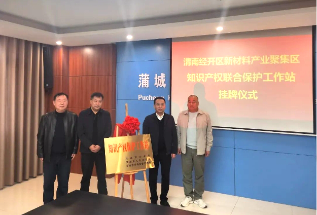 渭南市检察院联合多部门成立知识产权联合保护工作站。