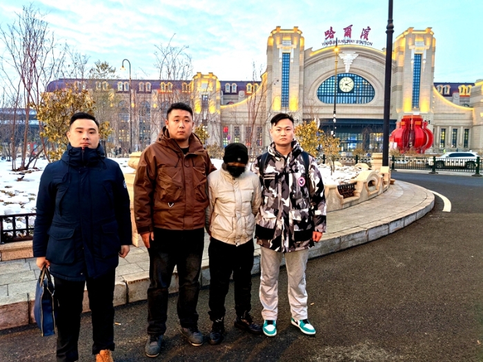 合阳公安金水派出所成功抓获帮信人员。