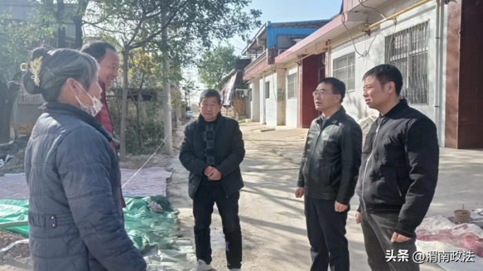 渭南市检察院党组副书记、副检察长闫永江深入包联村调研指导工作