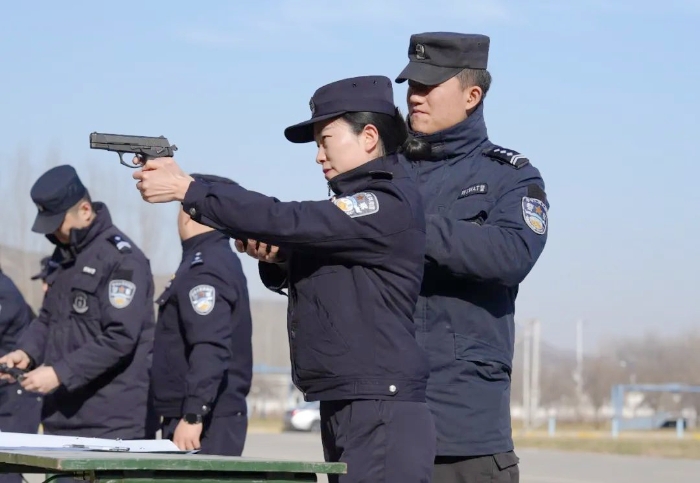 合阳县公安局组织开展2023年度公务用枪实弹射击训练考核.