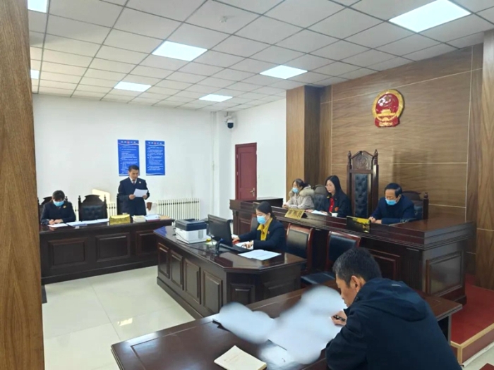 富平县人民检察院开展庭审观摩活动。