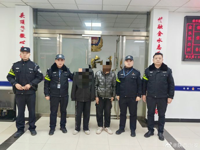 合阳公安抓获2名涉嫌盗窃嫌疑人.