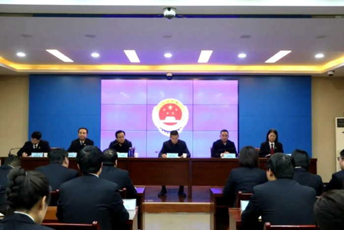 1 澄城县人民检察院召开全院干警大会。