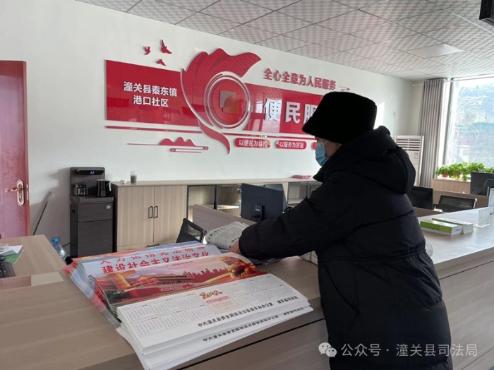 潼关县司法局普法与依法治理股前往秦东镇开展了“普法宣传进乡村”活动。