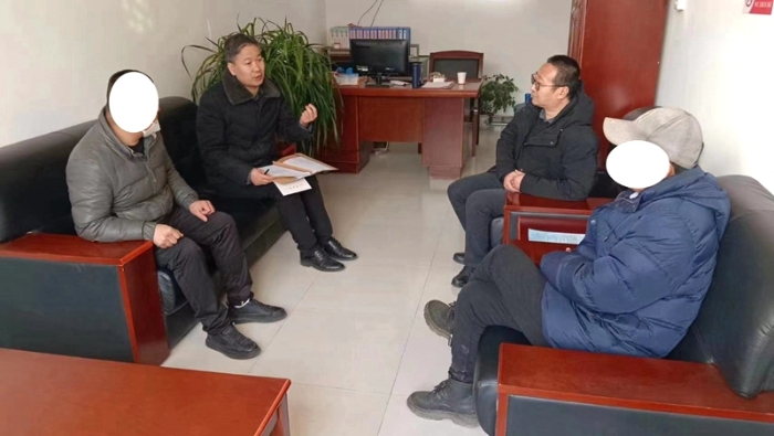 合阳法院调解一起房屋租赁合同纠纷。