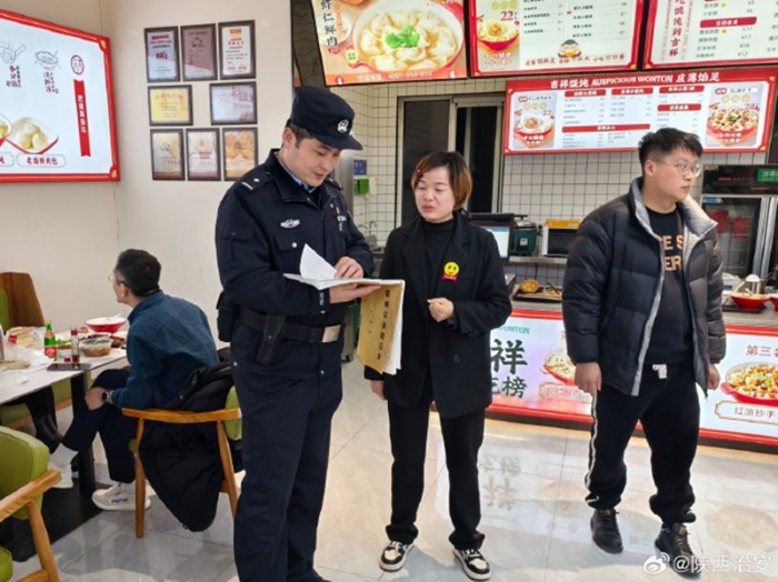富平公安持续开展消防安全检查。