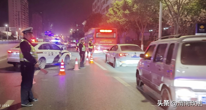 渭南市公安局交警支队强势启动春季公路交通安全专项整治行动。