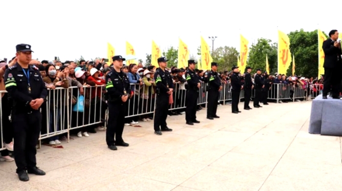 白水县公安局圆满完成甲辰（2024）年谷雨祭祀仓颉典礼活动安保任务。