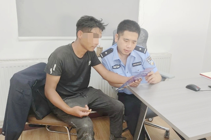 大荔公安及时劝阻一起网络贷款诈骗。