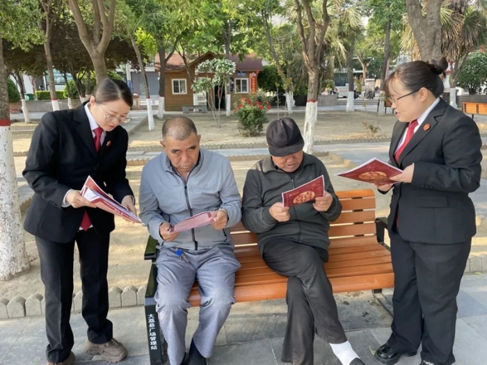 大荔法院开展“抵制高额彩礼 倡树文明新风”主题普法活动。