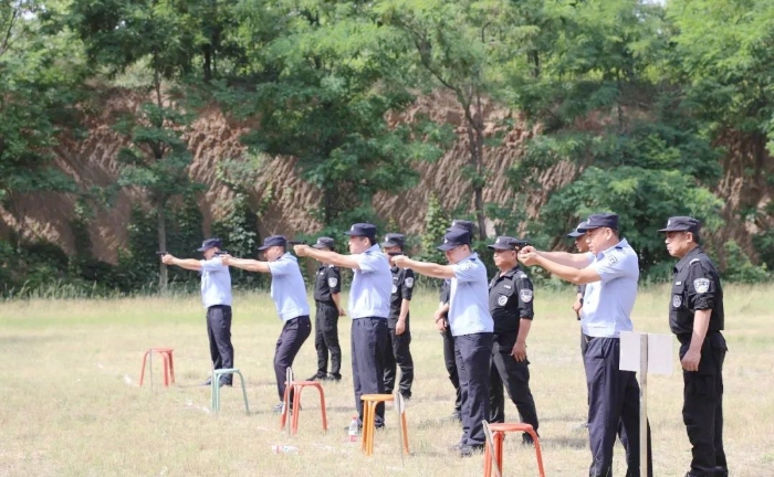 韩城市公安局开展2024年实弹射击训练考核.