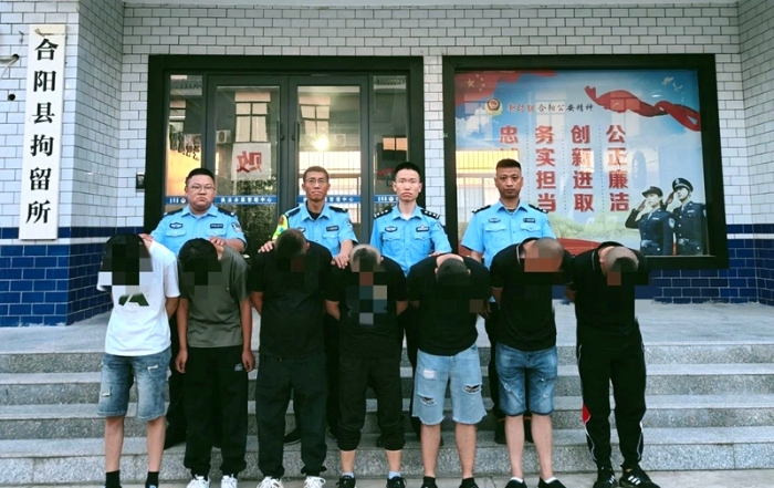 合阳公安快速查处一起殴打他人案件，行政处罚7人。
