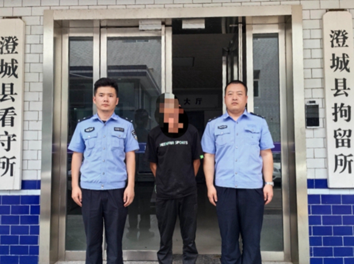 男子以承包土地为由骗取8万余元定金被澄城公安抓获。