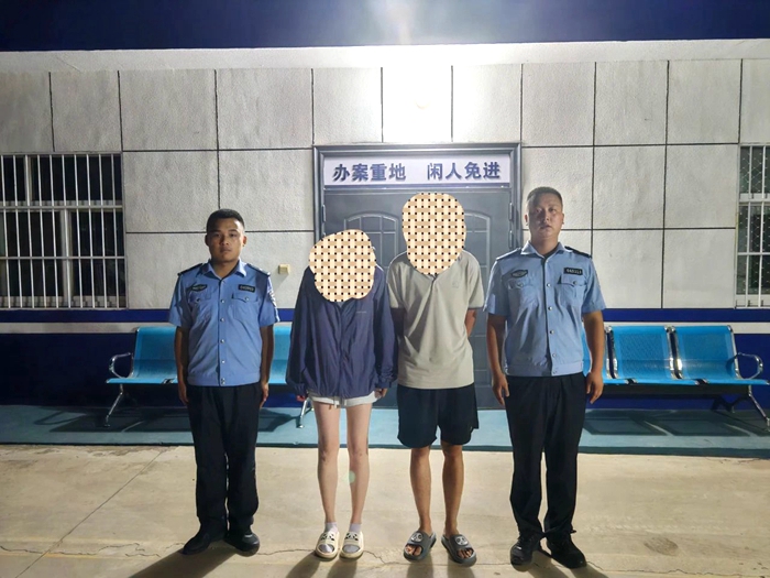 白水公安西固派出所成功抓获两名网逃人员。