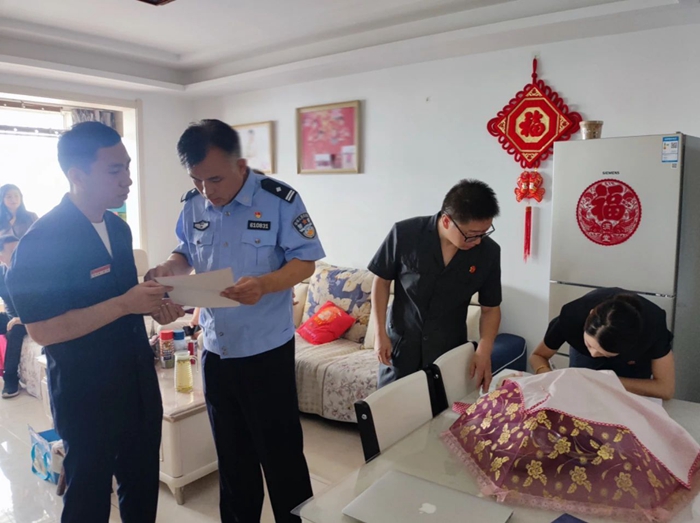 白水法院依法强制腾退涉案房屋。