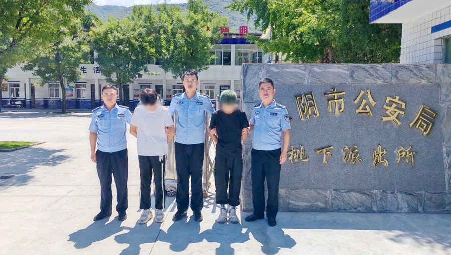 华阴公安破获盗窃案件。