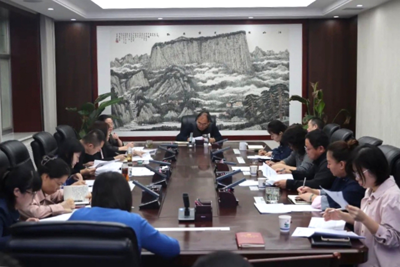 临渭区检察院召开案件质量评价指标暨基层院建设推进会。