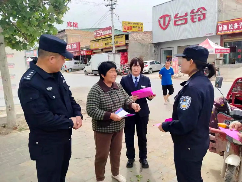 大荔公安持续推进“打谣”宣传活动。