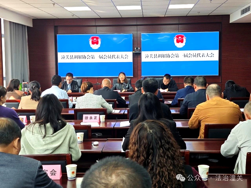 潼关县调解协会成立。