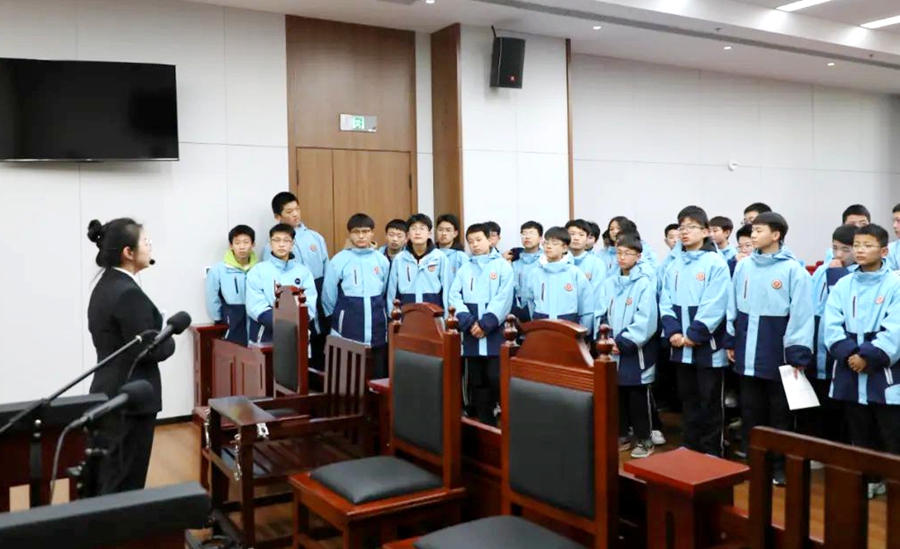 澄城县人民法院开展“法院开放日”活动.