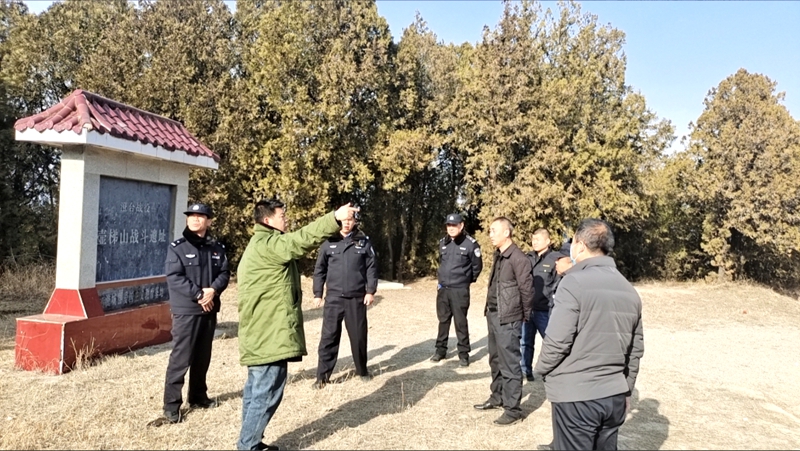 澄城县公安局森林派出所开展元旦前夕森林防火安全检查。