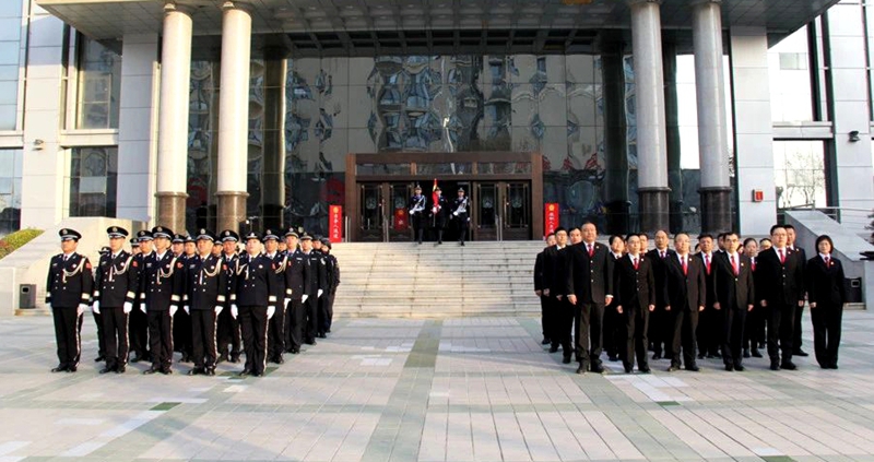 蒲城·澄城两院联合庆祝第五个“中国人民警察节”。