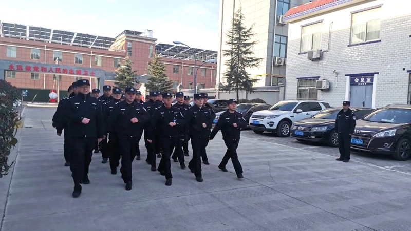 合阳公安吹响春训“集结号”。